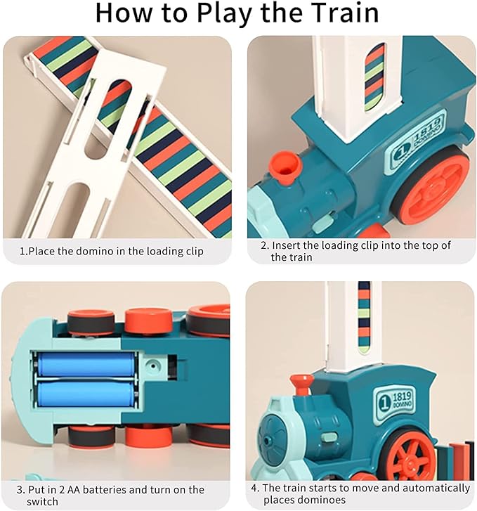 BoughtBro- Domino Train: Baby's Ticket to Playtime Thrills
