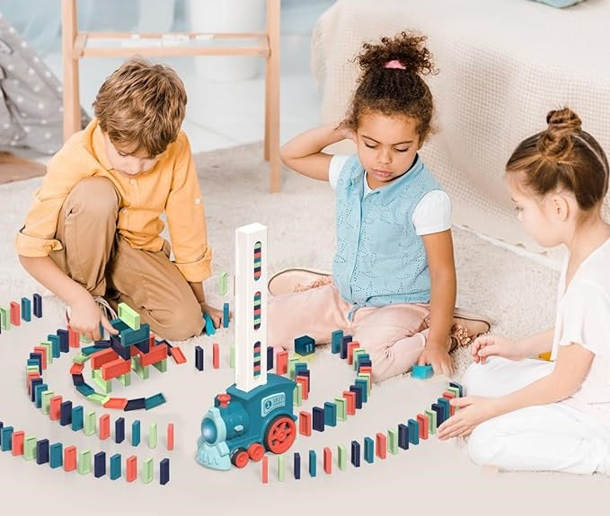 BoughtBro- Domino Train: Baby's Ticket to Playtime Thrills
