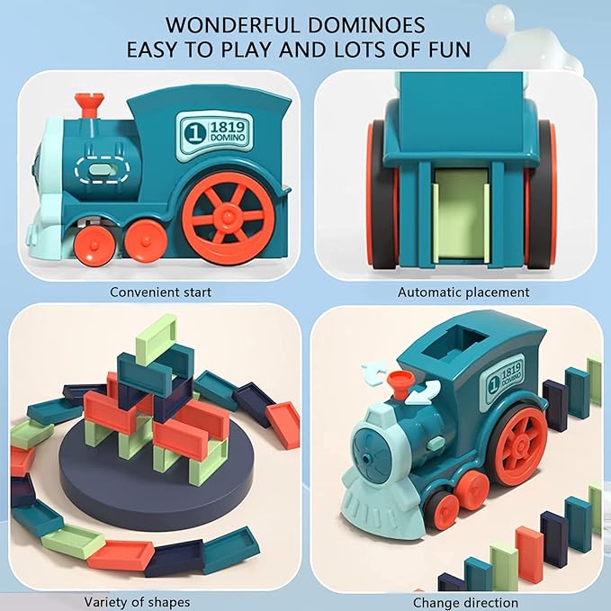 BoughtBro- Domino Train: Baby's Ticket to Playtime Thrills