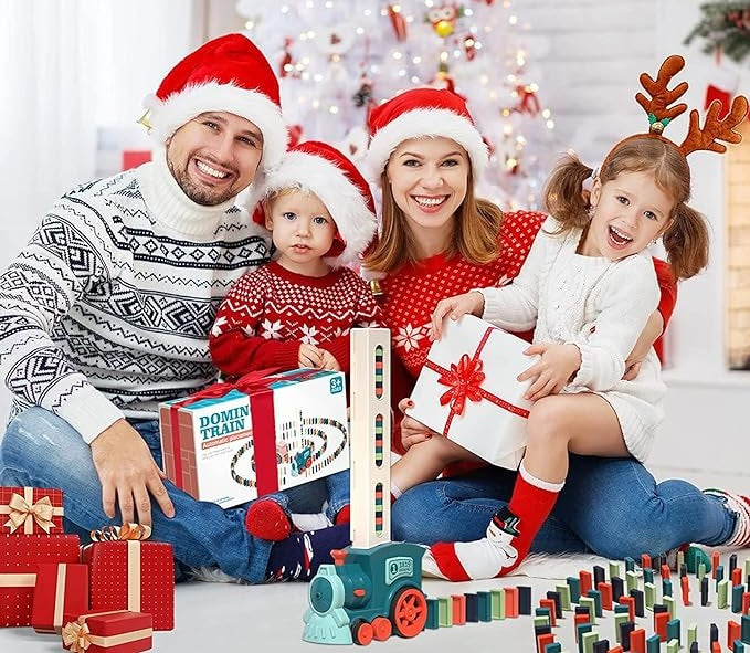 BoughtBro- Domino Train: Baby's Ticket to Playtime Thrills