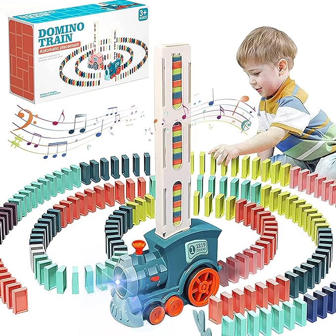 BoughtBro- Domino Train: Baby's Ticket to Playtime Thrills