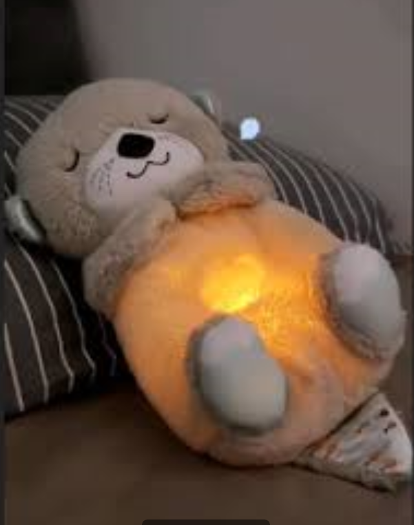 Breathing Otter/Bear Baby Plush Toy