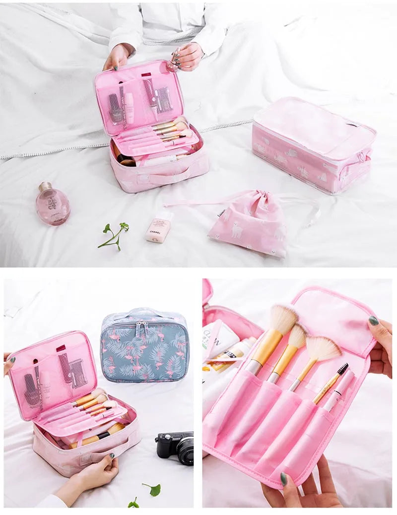 BoughtBro-Portable Beauty Essential: Our Trendy Cosmetic Bag