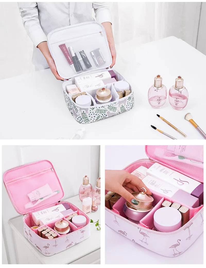 BoughtBro-Portable Beauty Essential: Our Trendy Cosmetic Bag