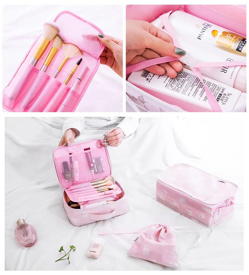 BoughtBro-Portable Beauty Essential: Our Trendy Cosmetic Bag