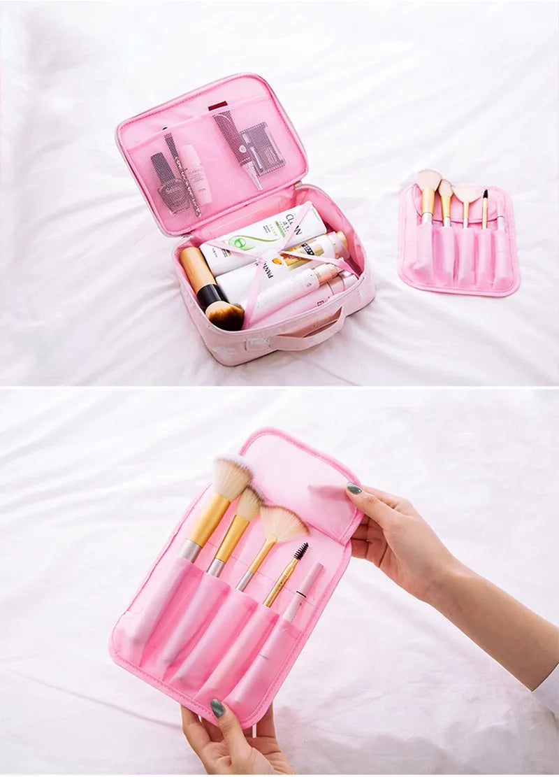 BoughtBro-Portable Beauty Essential: Our Trendy Cosmetic Bag
