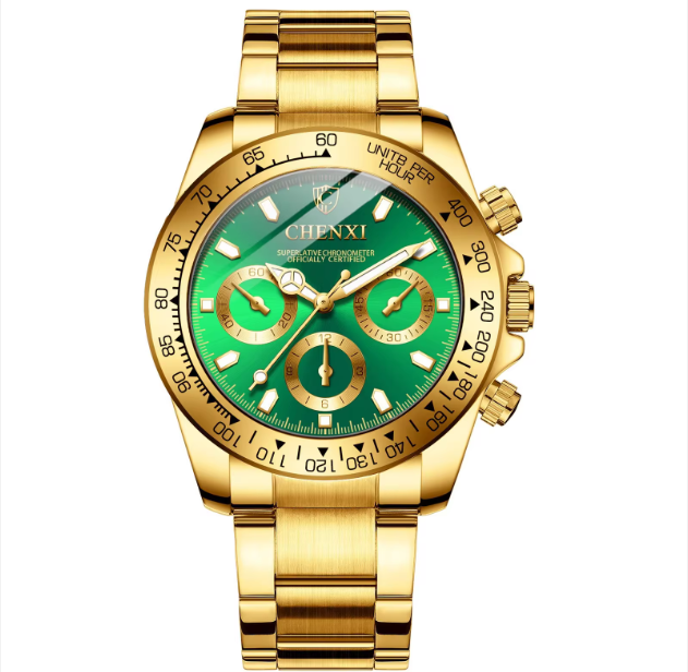Emerald Elegance: The Ultimate Gold Men’s Timepiece