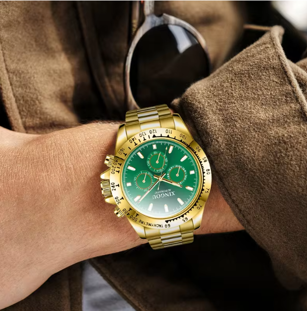 Emerald Elegance: The Ultimate Gold Men’s Timepiece