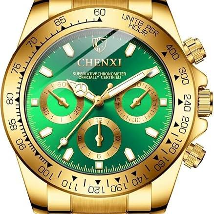 Emerald Elegance: The Ultimate Gold Men’s Timepiece