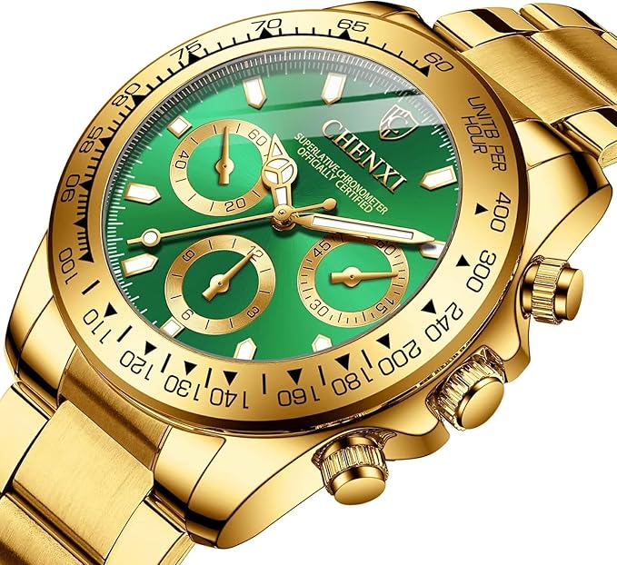 Emerald Elegance: The Ultimate Gold Men’s Timepiece