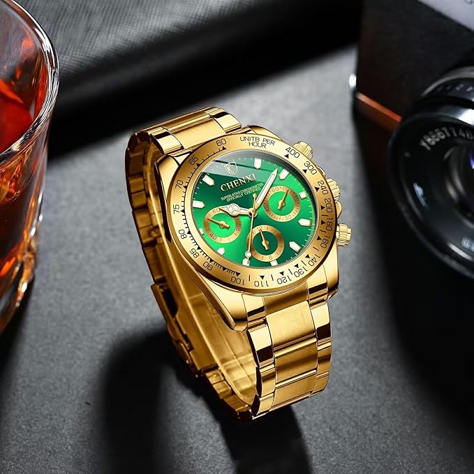 Emerald Elegance: The Ultimate Gold Men’s Timepiece