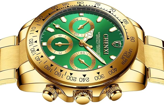 Emerald Elegance: The Ultimate Gold Men’s Timepiece