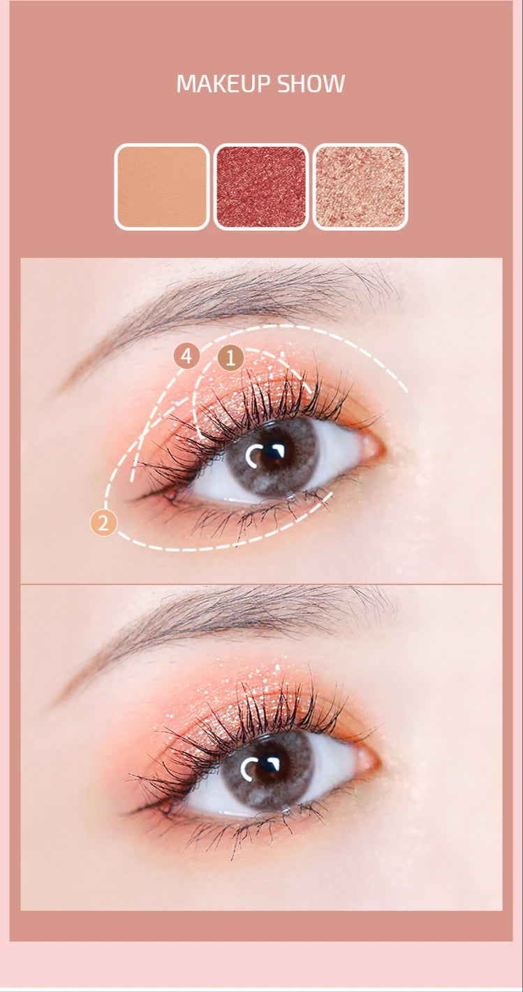 Boughtbro-Elegant Eye Shadow Palette: Unleash Your Creativity