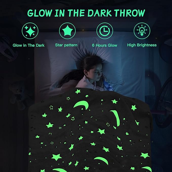 Boughtbro Moonlit Magic Blanket/Quilt For Kids